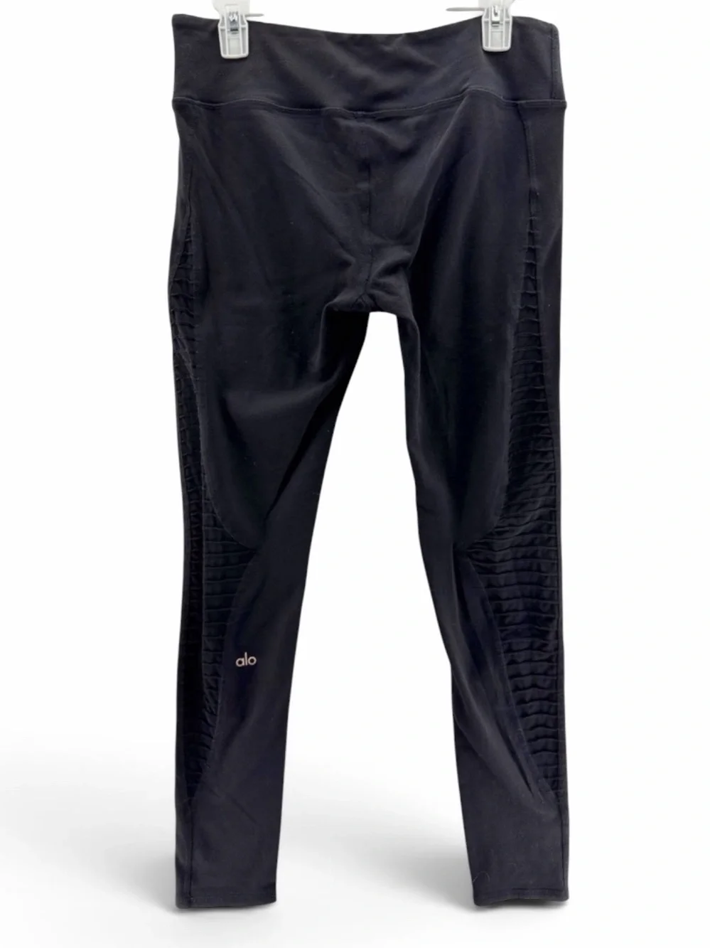 ALO Black Women’s Luminous Legging with Back Mesh Detail Size Medium